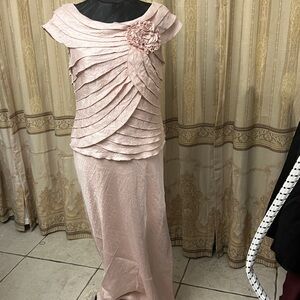 Jessica Howard Pink Layered Dress